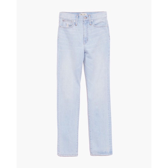 Madewell Classic Straight Full-Length Jeans in Fitzgerald Wash Size 26 - Picture 4 of 10